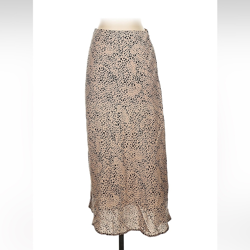 Zapa Polka Dot Midi Skirt